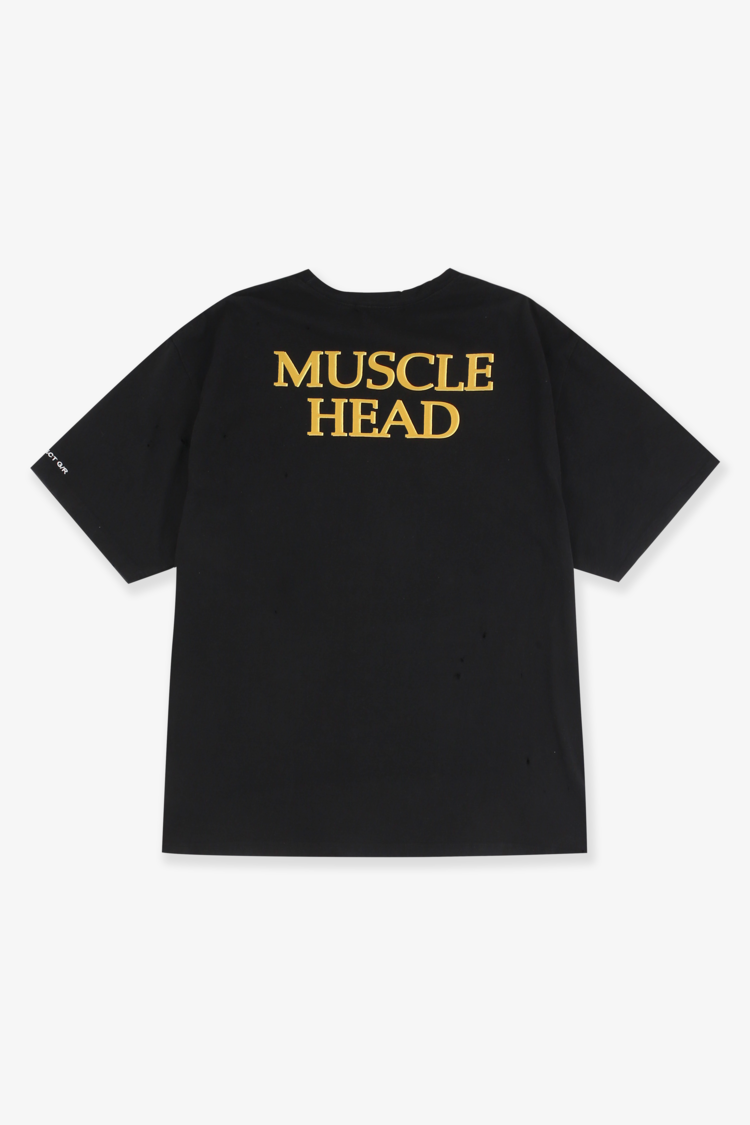 PROJECT G/R_MIXED PRINTED VINTAGE T-SHIRT (Black)