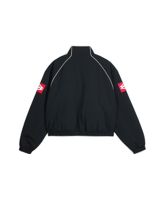 Protocol Index_EXAGGERATED SHOULDER TRACK JACKET (Black)