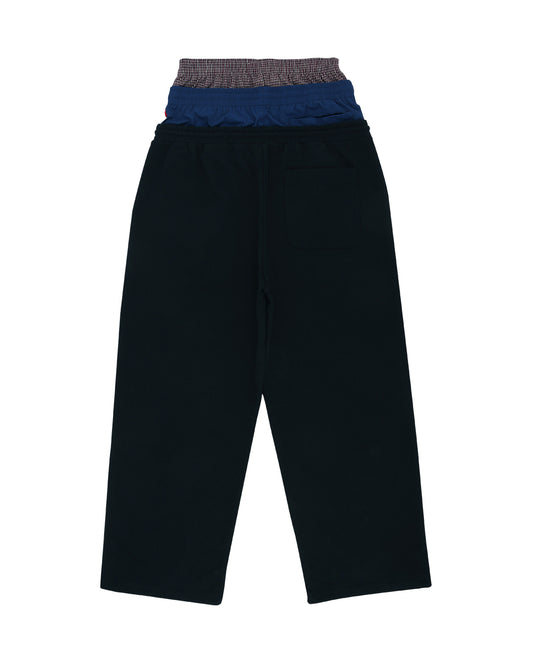 Protocol Index_3 LAYERED SWEAT PANTS (Black)