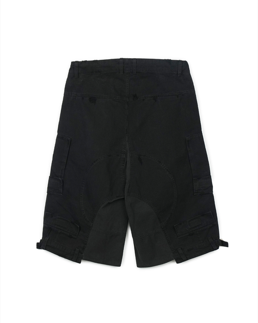Protocol Index_UPSIDE CARGO SHORTS (Black)