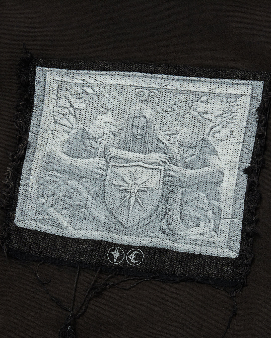 Thug Club_Devil Peace Patch Hoodie (Black)