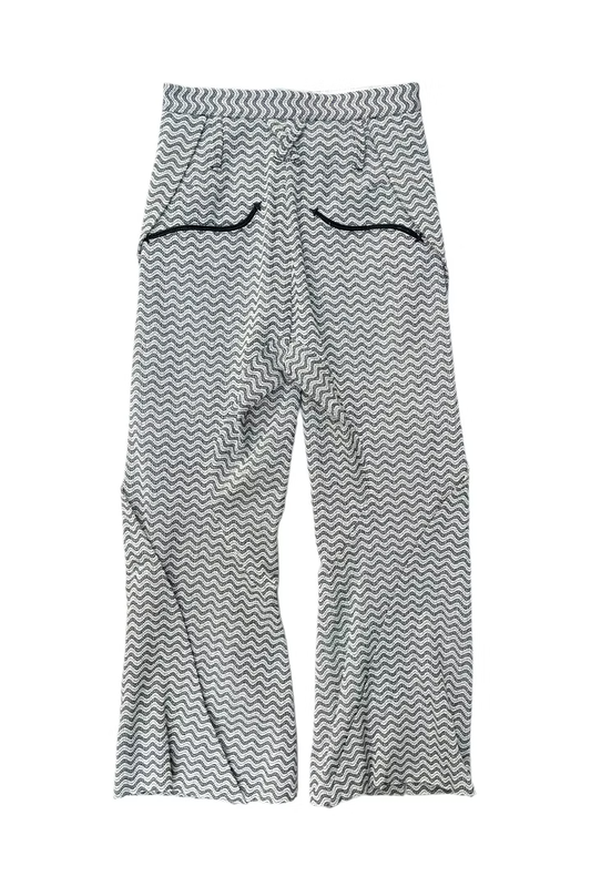 KOZABURO_DEXTER PANTS PRO - WAVE SASHIKO (Black/White)