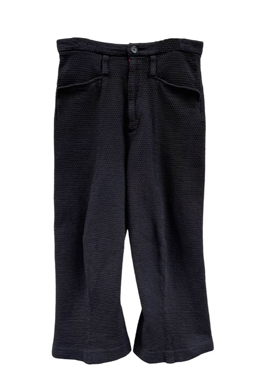 KOZABURO_3D SHAPED TROUSERS (Black)