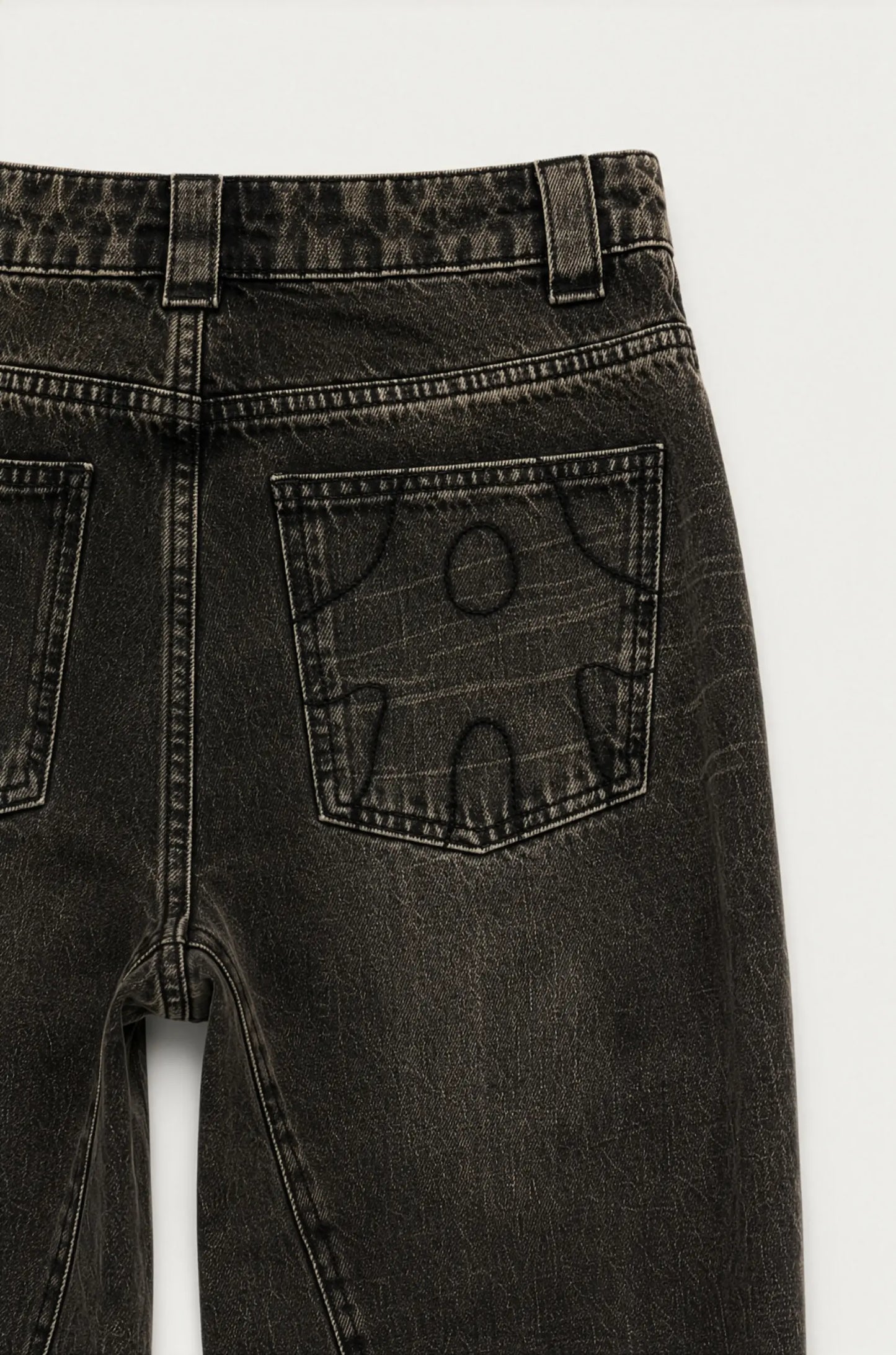AVAVAV_JESSIE PLEATED JEANS (Stonewash)