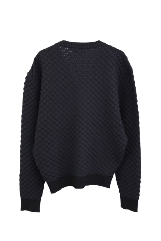 KOZABURO_SCALE KNIT CARDIGAN