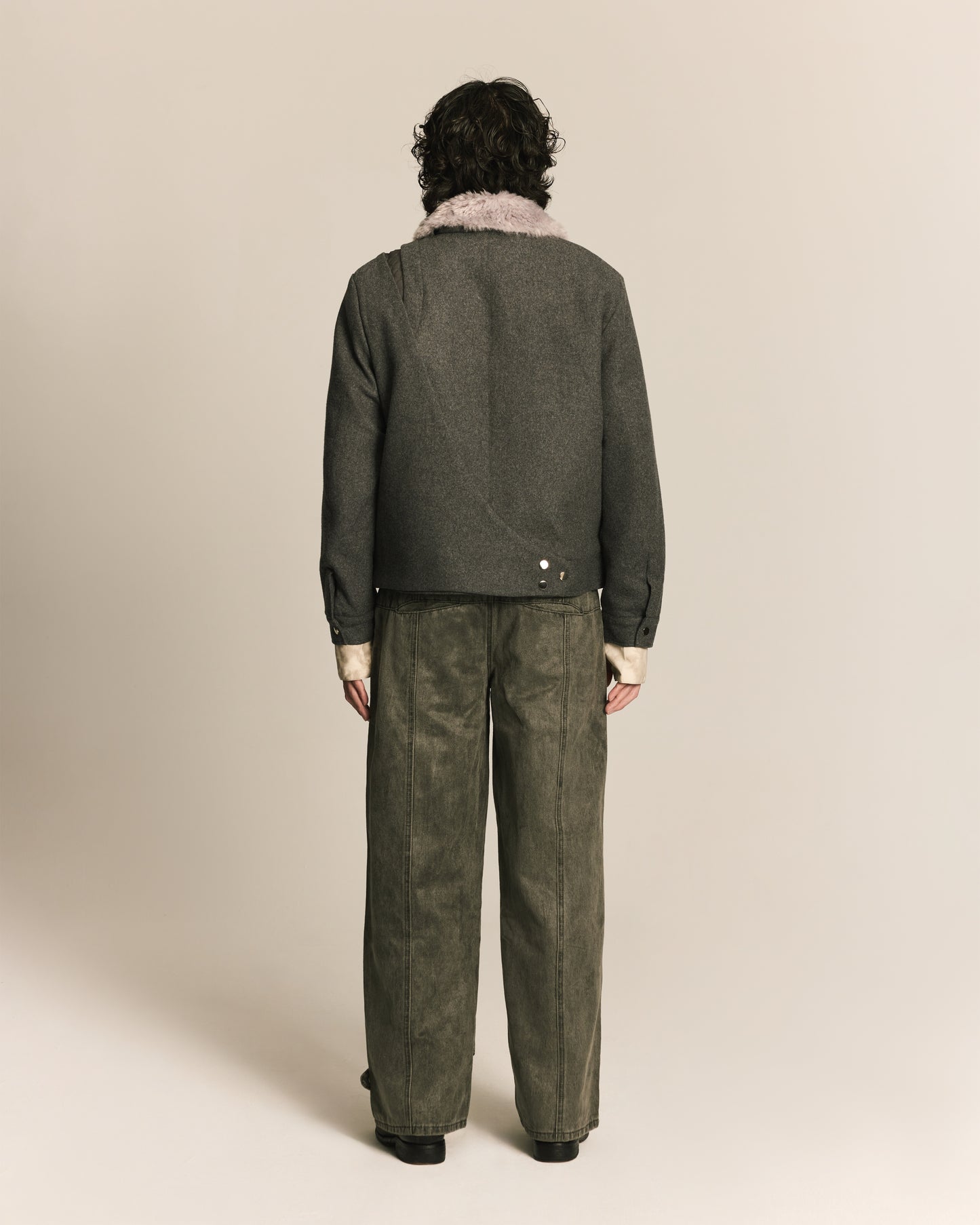 Shalou_SPIRAL HUNTER JACKET (Gray)