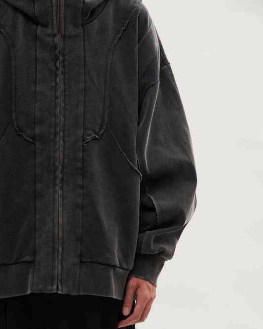 VACANT_ Washed Parka (Black)