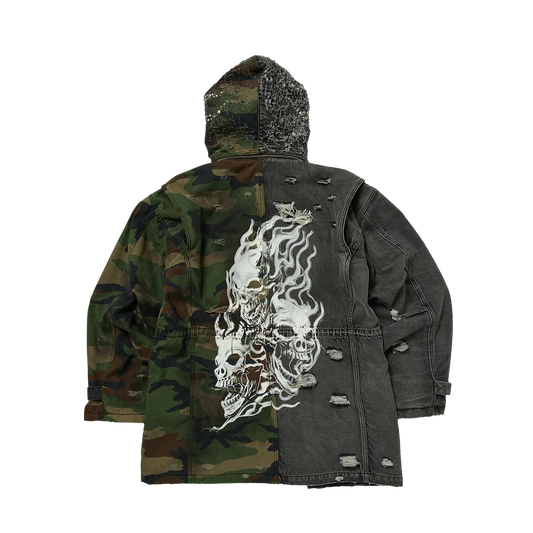Thug Club_TC Hothead M-65 Jacket (Camo/Black)