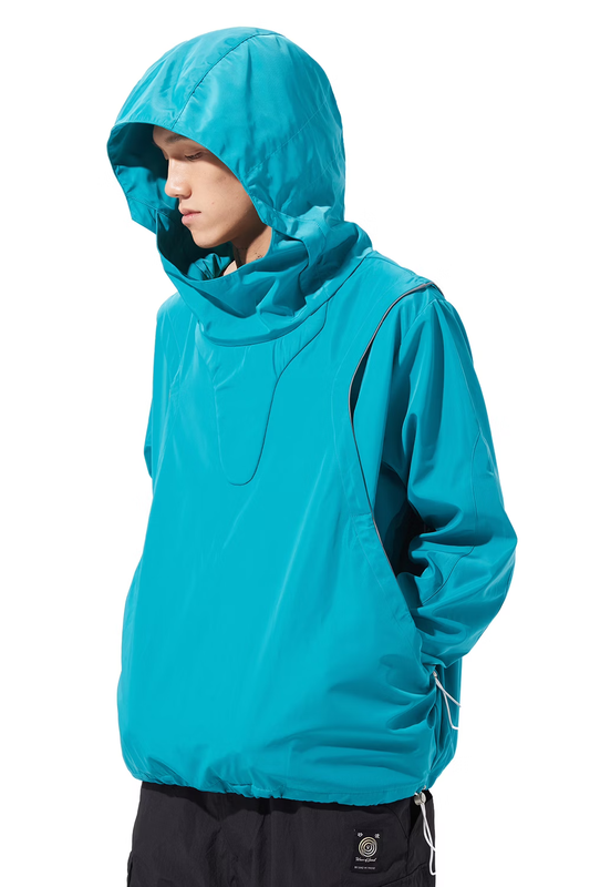 NOUVEAU PROJECT_BACK-VENT ANORAK 2.0 (DarkCyan)