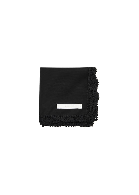 AMOMENTO_LACE SCARF (Black)