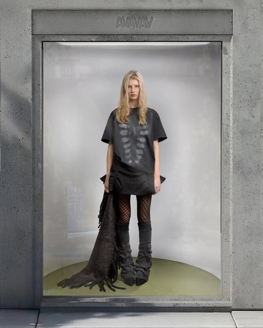 AVAVAV_AVAVAV SHARPEI LEGWARMERS (Black)