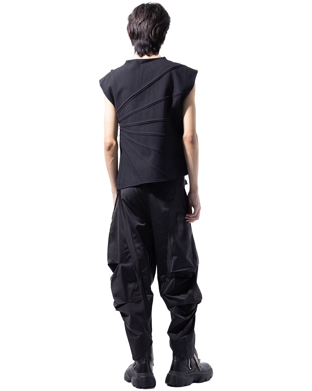 aenrmous_CROPPED NINJA PANTS (Black)