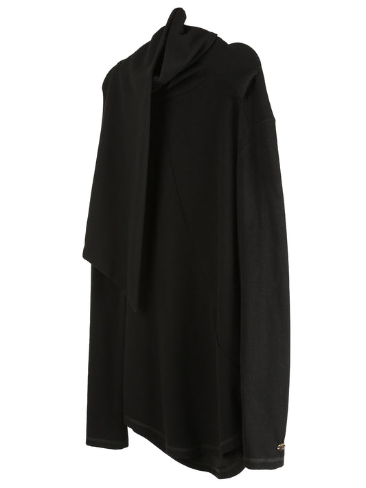 aenrmous_COCOON TOP (Black)