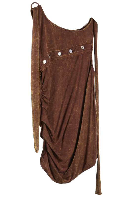 aenrmous_INLAB VEST TOP (Brown)