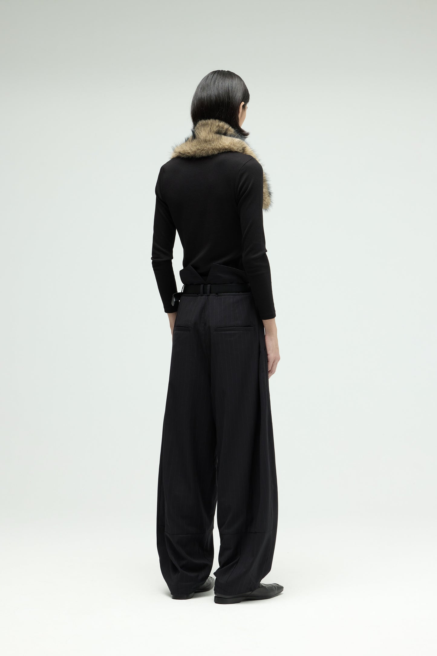 EQUALNEAR_Groundline Wide Pants (Black)