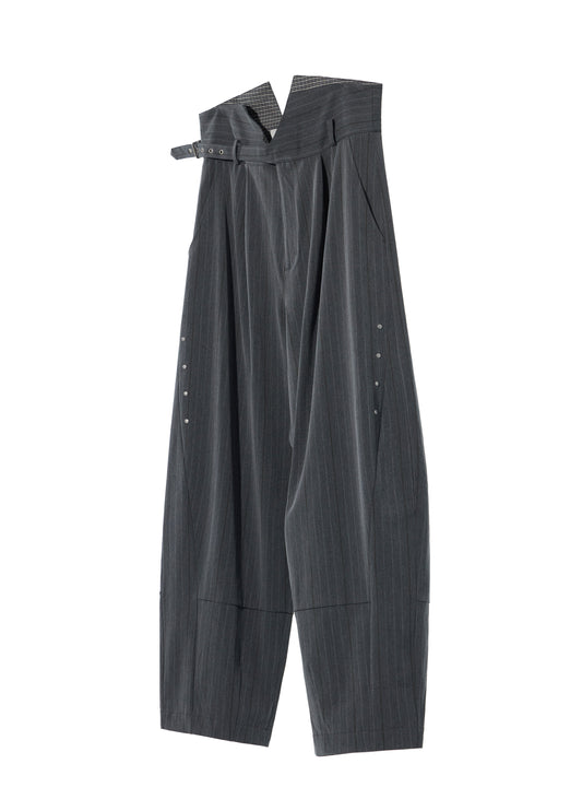 EQUALNEAR_Groundline Wide Pants (Gray)
