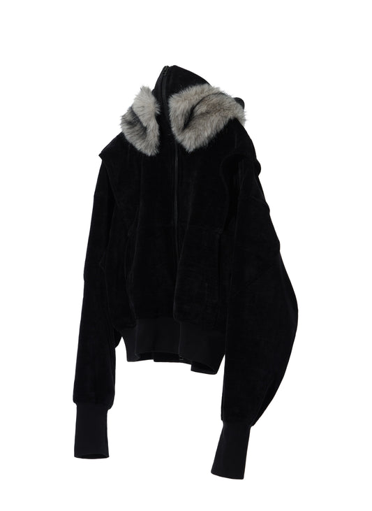 EQUALNEAR_Phantom Zip Hoodie (Black)