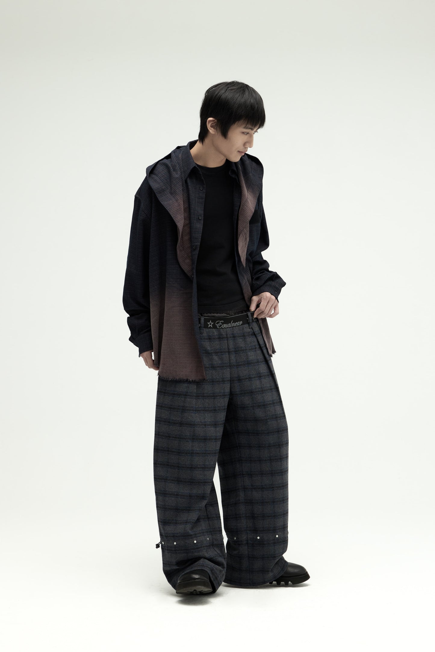 EQUALNEAR_Prisoner LS Shirt (Blue)