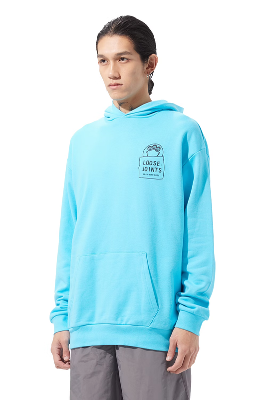 LOOSEJOINTS_KATSUKI ARAKI - 'eye contact' SWEAT Hoodie (Blue)