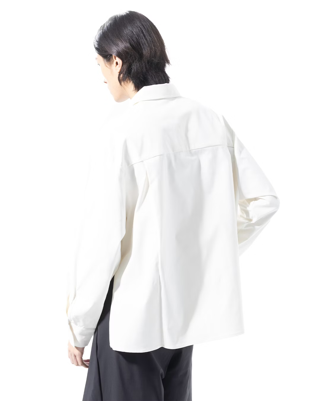 NOUVEAU PROJECT_SOLOTEX® DOUBLE POCKET TECH SHIRT (White)