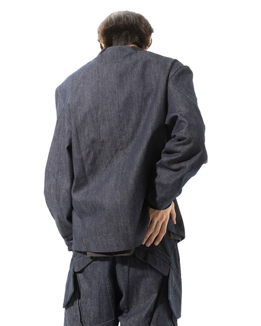 NOUVEAU PROJECT_FLAP POCKET DENIM JACKET (Navy)