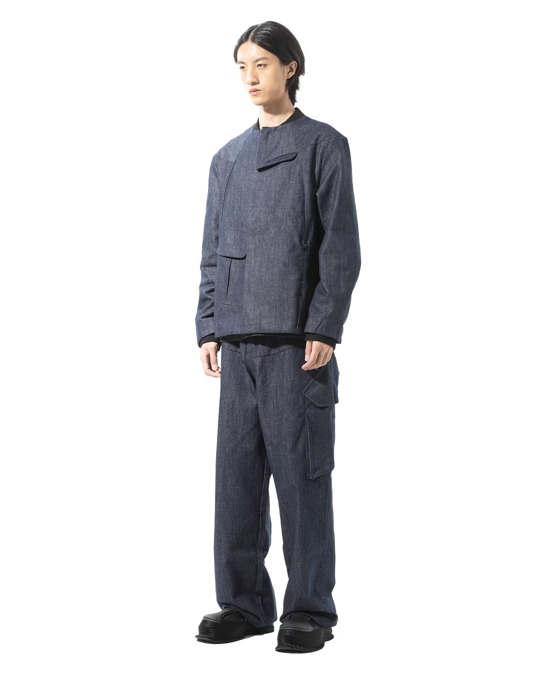 NOUVEAU PROJECT_FLAP POCKET DENIM JACKET (Navy)