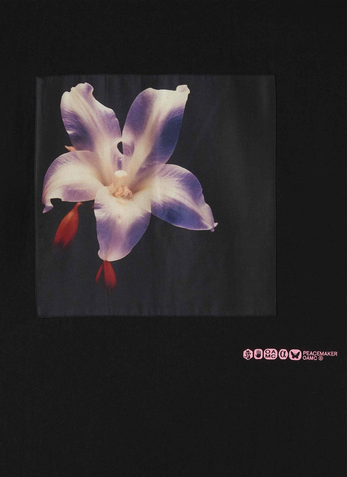 OAMC PEACEMAKER_Peacemaker Flower S/S Tshirt (Black)