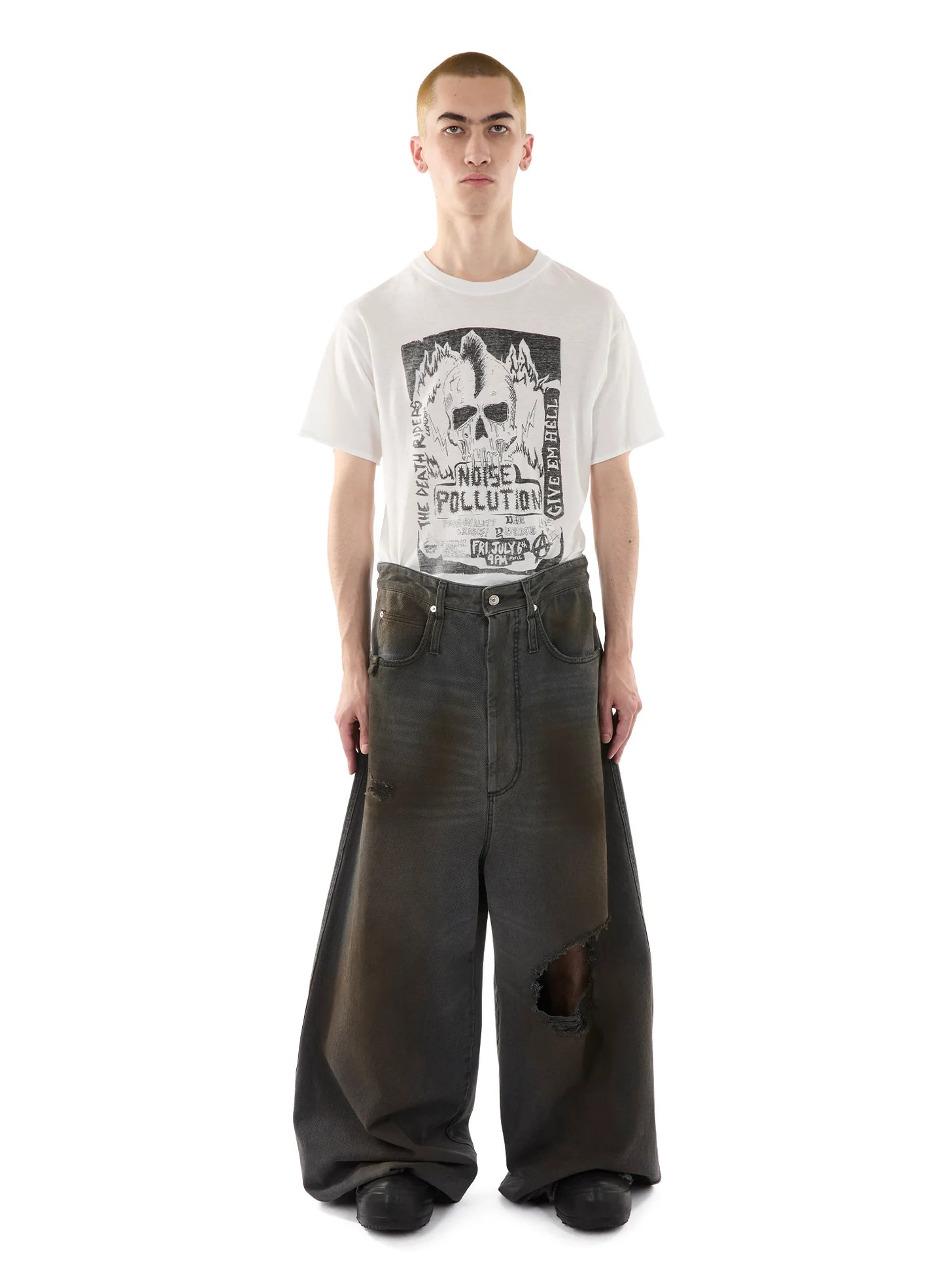 LU'U DAN_DUMPSTER DENIM JEANS (Gray)