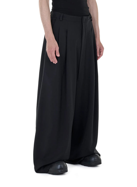 LU'U DAN_LOWLINE TROUSERS (Black)