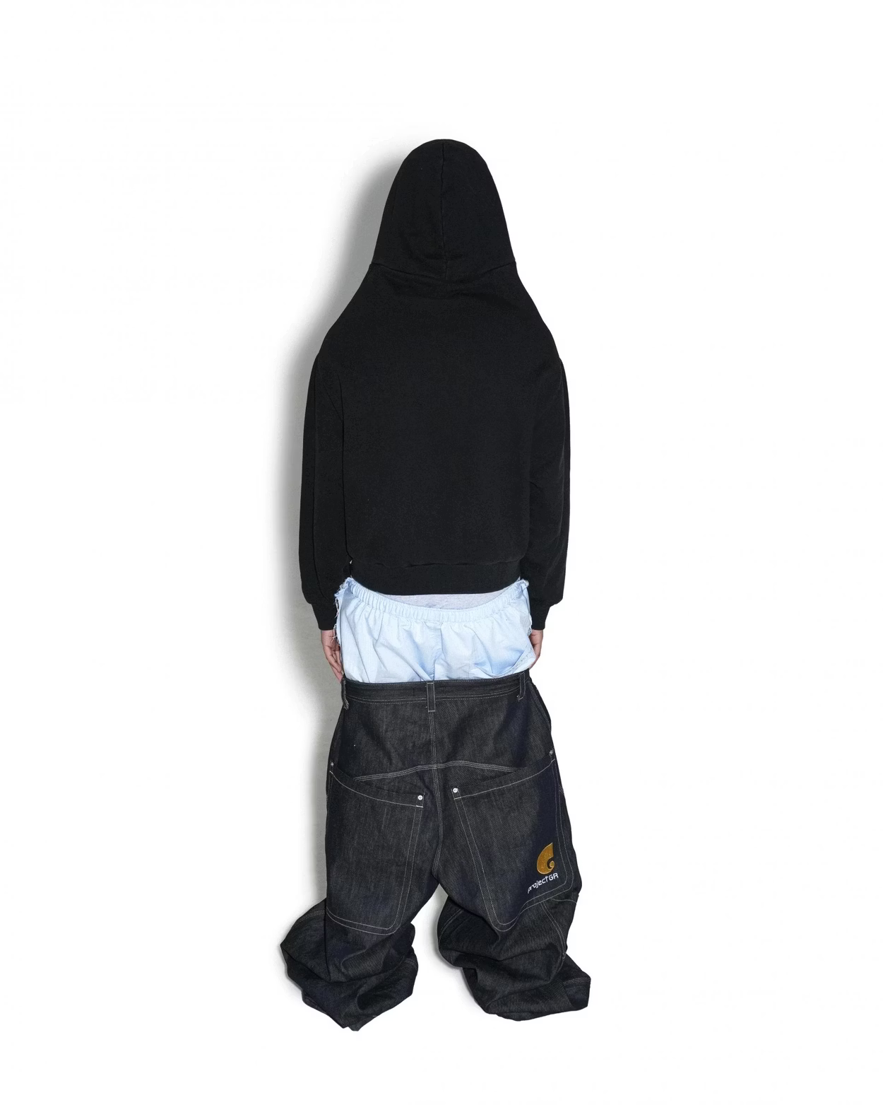 PROJECT G/R_BEWARE OF GOD ZIP HOODIE (Black)