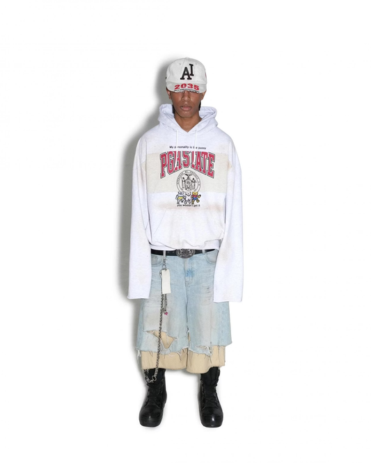 PROJECT G/R_REWORKED SPORT HOODIE (Dirty Melange)