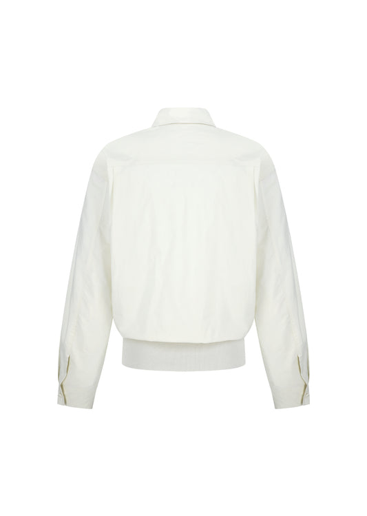 AMOMENTO_POCKET PULLOVER (Ivory)