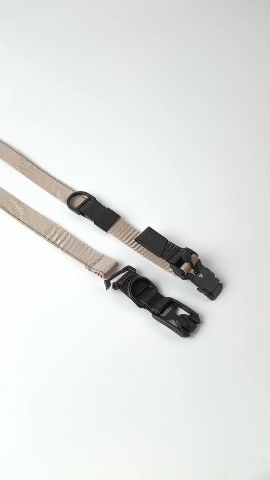 INCODER_ R.F Two strip belt (Sand)