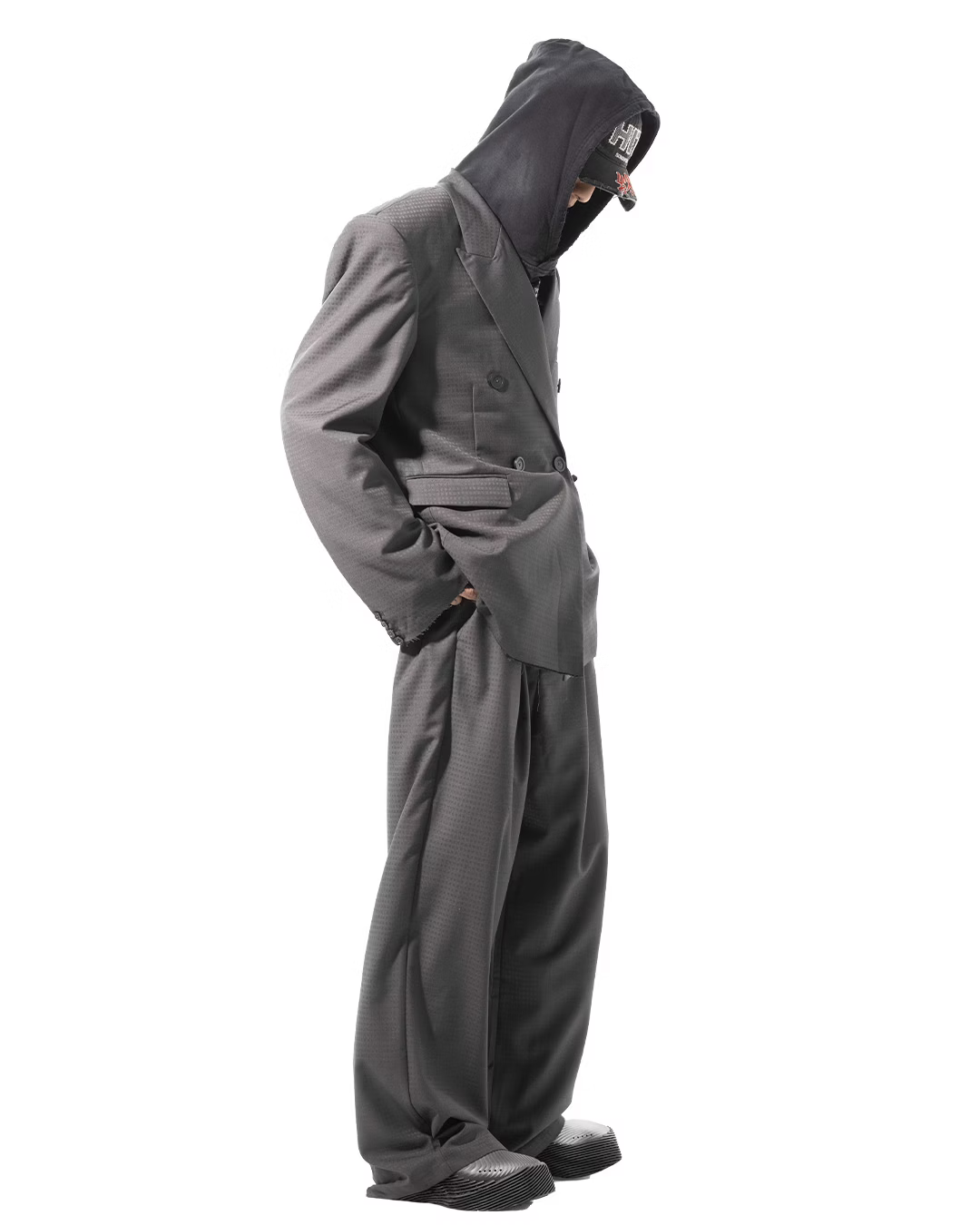 SONGAADON_Gray plaid suit (Gray)