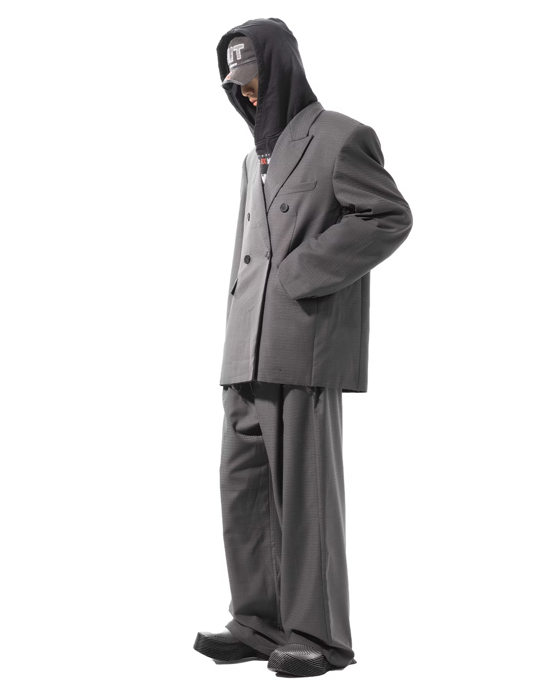 SONGAADON_Gray plaid suit (Gray)