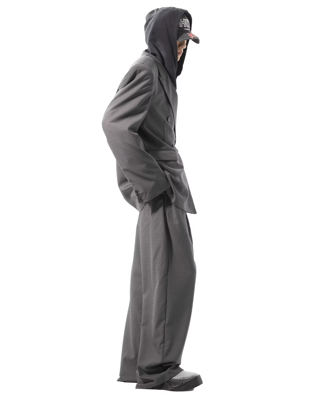 SONGAADON_Gray plaid suit (Gray)