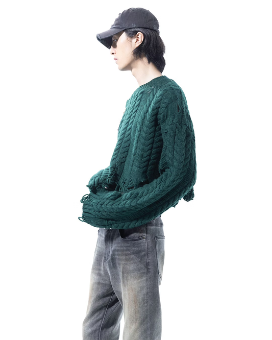 SONGAADON_Bottle cap sweater (Green)