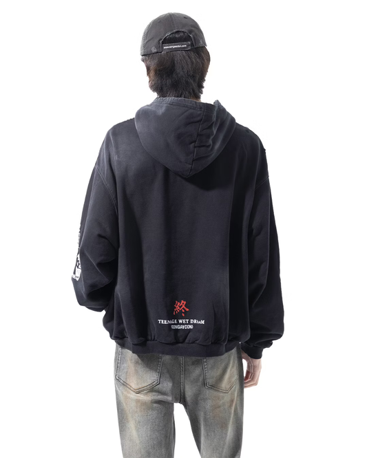 SONGAADON_Aoi sola Portrait Hoodie (Black)