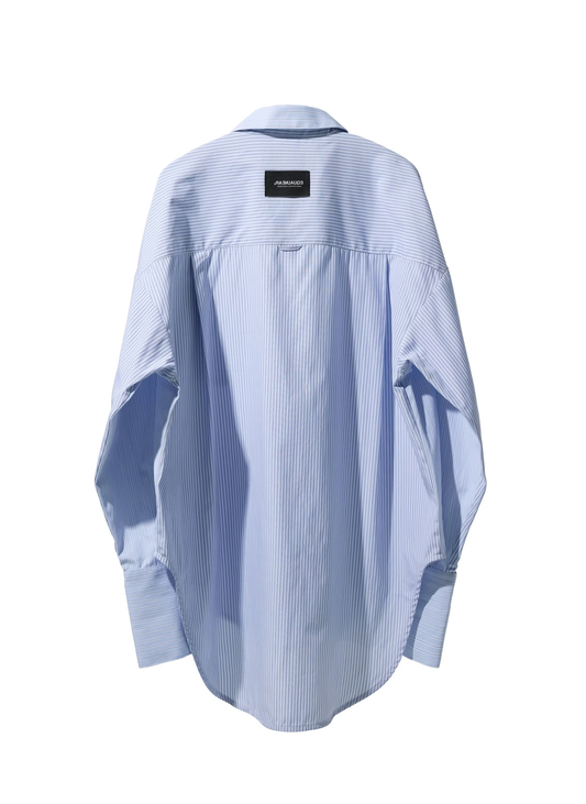 EQUALNEAR_The Sword LS Shirt (Blue)