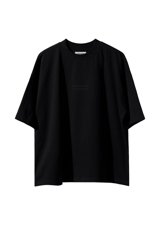 EQUALNEAR_Odyssey Tee-Boxy Fit (Black)