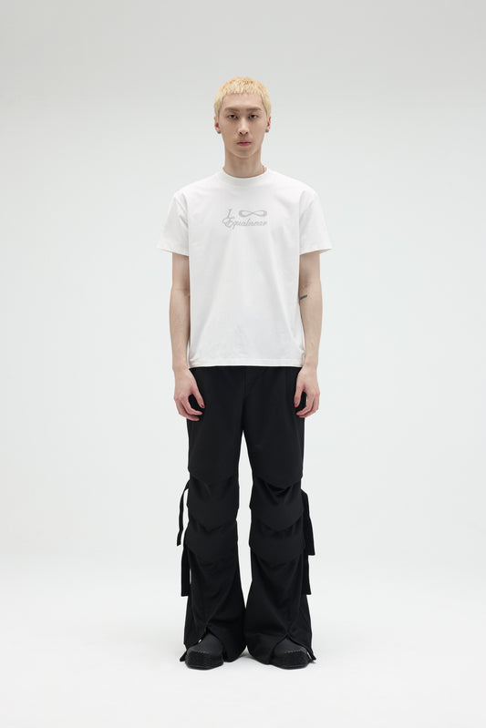 EQUALNEAR_EQ Souvenir Tee-Classic Fit (White)