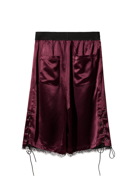 EQUALNEAR_Fight Club Shorts (Burgundy)