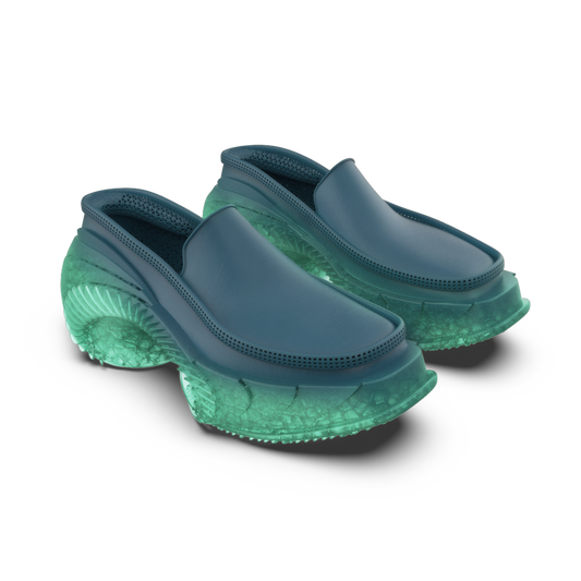 ALIVEFORM_SPIRALIS LOAFER (Lagoon)