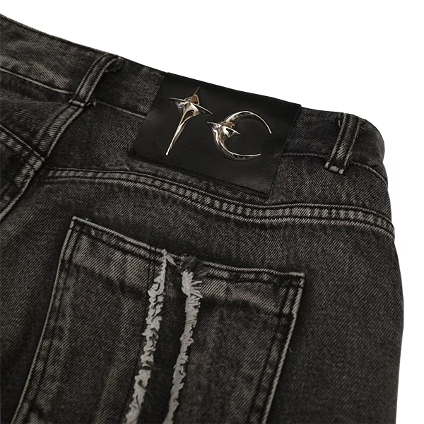 Thug Club_Tribal Denim Pants (Black)