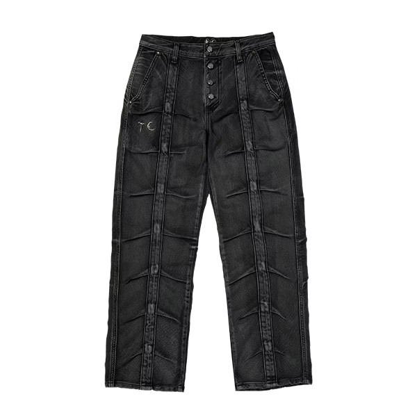 Thug Club_Line GOB Denim Pants (Black)