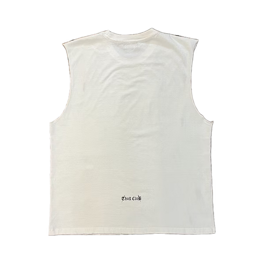 Thug Club_Cross T Sleeveless (White)