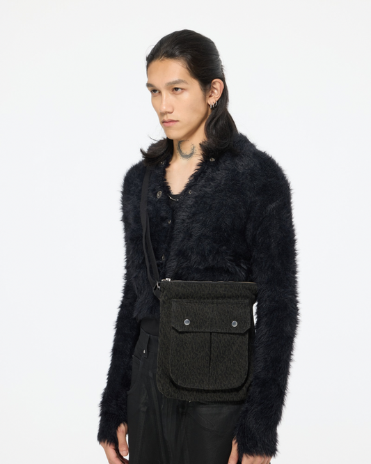 blANk_SET STUDIO_CARGO BAG (Panther Pattern)