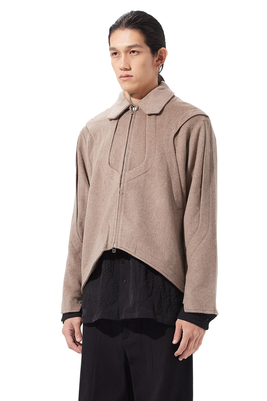 NOUVEAU PROJECT_PAZOS ALBACA JACKET (Brown)