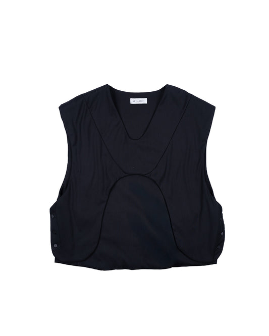 INCODER_Detach Layer Vest (Black)