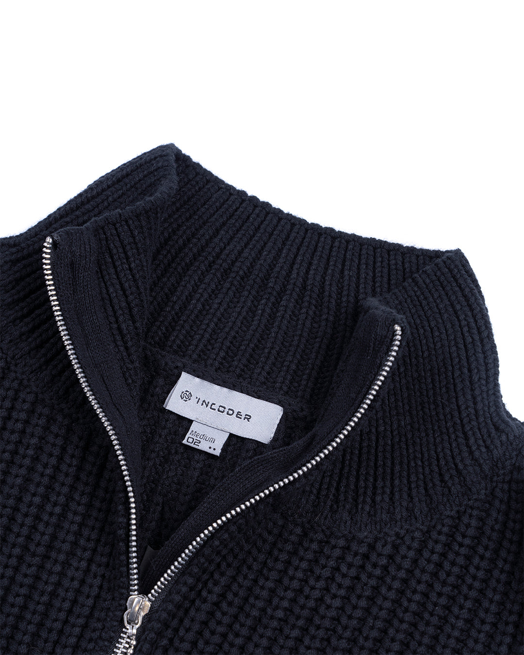 INCODER_Soft Armor Knit Jacket (Black)